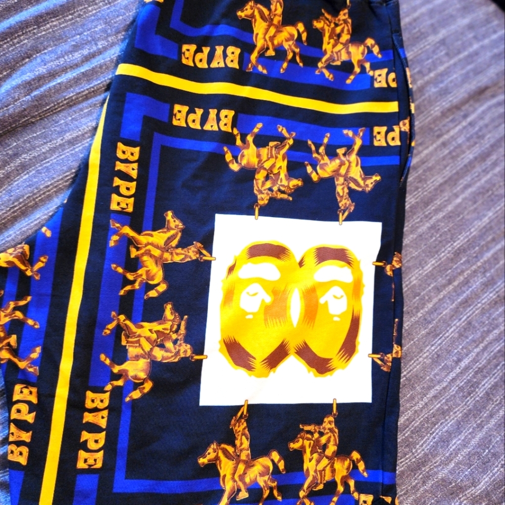 Bape Double Ape Head Sweat Shorts